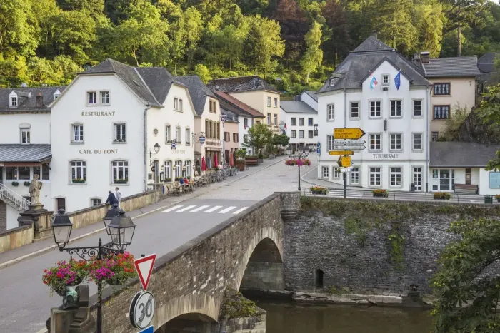 Framed Print : Luxembourg, Vianden, City center Framed Print : Luxembourg, Vianden, City center