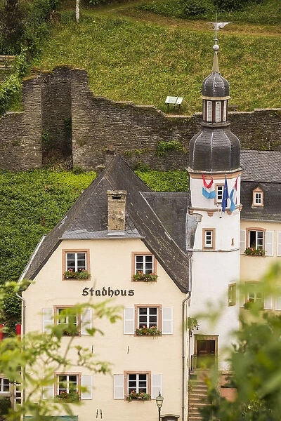 Luxembourg, Vianden, The Stadthaus (town hall)