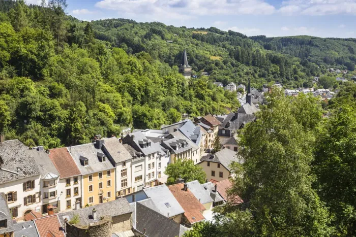 Framed Print : Luxembourg, View of Vianden Framed Print : Luxembourg, View of Vianden