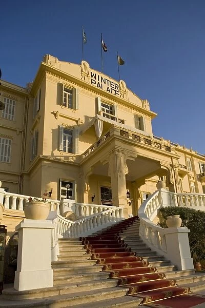The luxurious Winter Palace Hotel in Luxor, Egypt