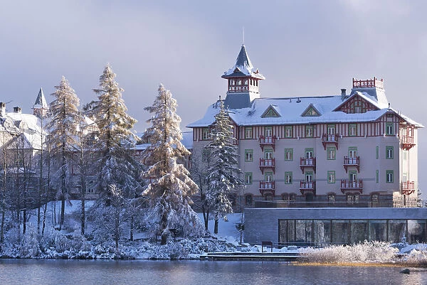 Luxury Hotel Kempinski on the shores of Strbske Pleso in the High Tatras, Slovakia