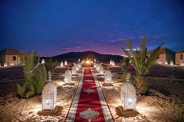 Luxury Night camp in the Sahara Desert, Morocco