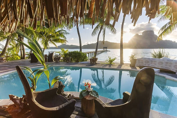Luxury resort, Bora Bora, French Polynesia