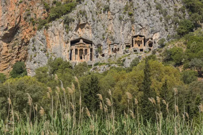 Framed Print : Lycian tombs, Dalyan, Mugla Province, Turkey Framed Print : Lycian tombs, Dalyan, Mugla Province, Turkey