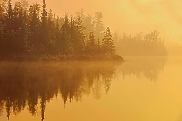 Lyons Lake at sunrise Whiteshell Provincial Park, Manitoba, Canada