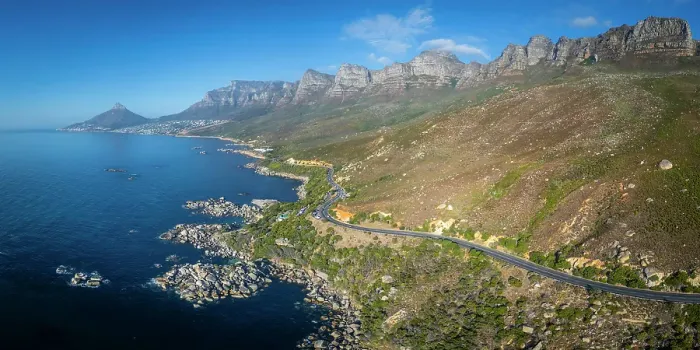 Framed Print : M6 coastal road south of Camps Bay & The Twelve Apostles, Cape Town, Western Cape, South Africa Framed Print : M6 coastal road south of Camps Bay & The Twelve Apostles, Cape Town, Western Cape, South Africa