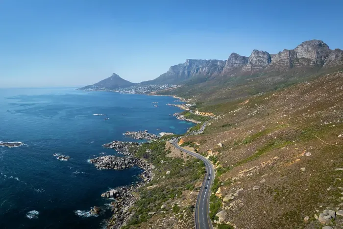 Framed Print : M6 coastal road south of Camps Bay & The Twelve Apostles, Cape Town, Western Cape, South Africa Framed Print : M6 coastal road south of Camps Bay & The Twelve Apostles, Cape Town, Western Cape, South Africa