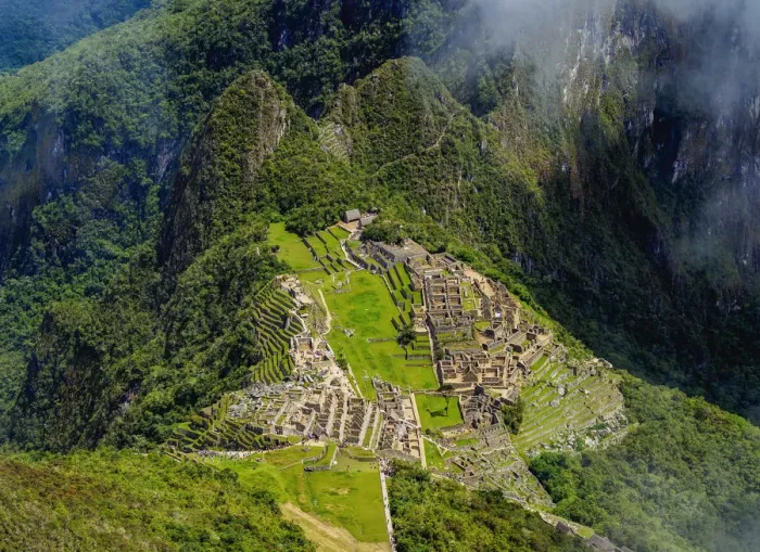 Framed Print : Machu Picchu Ruins seen from the Machu Picchu Mountain, Cusco Region, Peru Framed Print : Machu Picchu Ruins seen from the Machu Picchu Mountain, Cusco Region, Peru