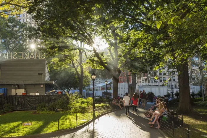 Framed Print : Madison Square Park, Manhattan, New York, USA
