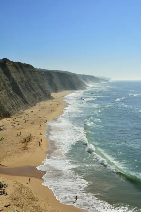Framed Print : Magoito beach in the Sintra-Cascais Natural Park, Portugal