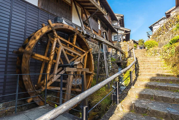 Magome-juku post town, Kiso Valley, Gifu prefecture, Japan