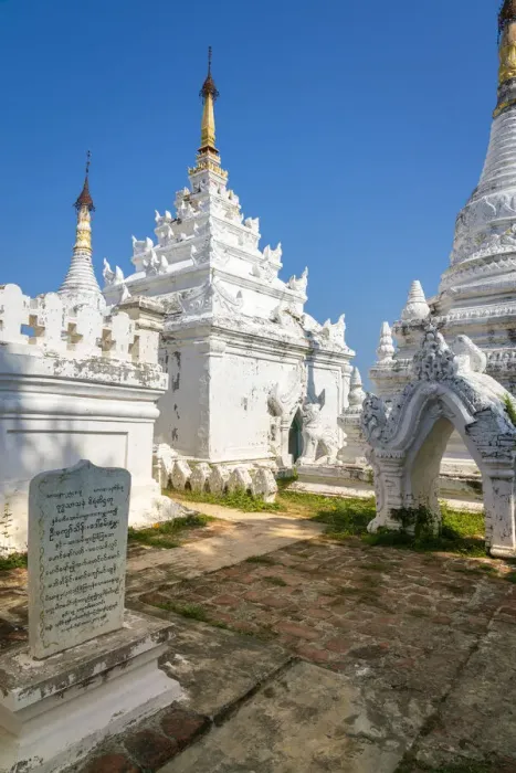 Framed Print : Maha Sutaungpyae Htihlaingshin Pagoda against clear sky, Inwa (Ava), Mandalay Region Framed Print : Maha Sutaungpyae Htihlaingshin Pagoda against clear sky, Inwa (Ava), Mandalay Region