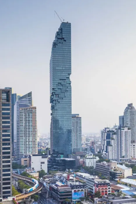 Framed Print : MahaNakhon Tower (by Ole Scheeren), Silom, Bangkok, Thailand Framed Print : MahaNakhon Tower (by Ole Scheeren), Silom, Bangkok, Thailand