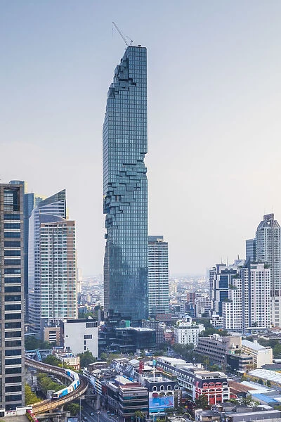 MahaNakhon Tower (by Ole Scheeren), Silom, Bangkok, Thailand