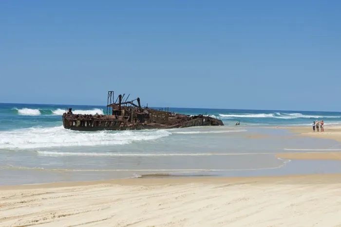 Framed Print : Maheno Shipwreck, Fraser Island, Queensland, Australia Framed Print : Maheno Shipwreck, Fraser Island, Queensland, Australia