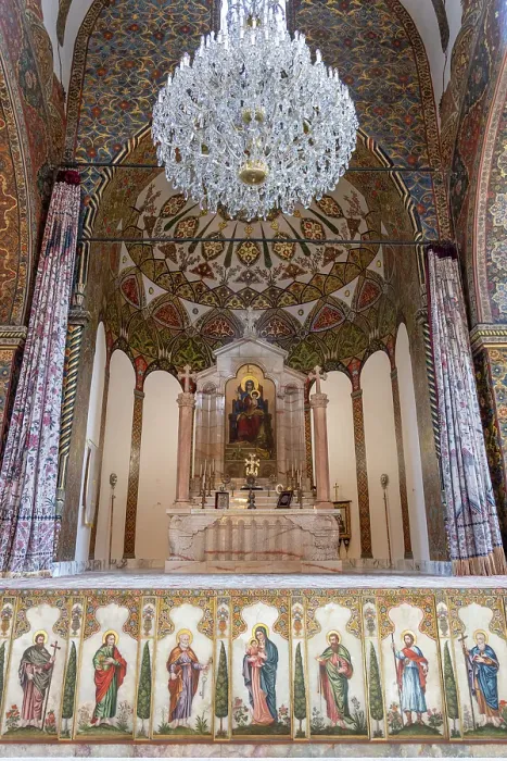 Framed Print : Main altar, Etchmiadzin Cathedral Interior, Armenia Framed Print : Main altar, Etchmiadzin Cathedral Interior, Armenia