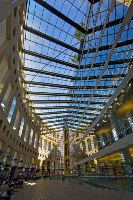 Framed Print : Main Atrium of Vancouver Public Library, Vancouver, British Columbia, Canada Framed Print : Main Atrium of Vancouver Public Library, Vancouver, British Columbia, Canada