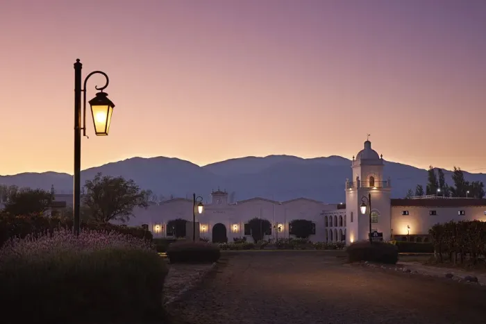 Framed Print : The main facade of the Bodega El Esteco'winery at sunrise, Cafayate Framed Print : The main facade of the Bodega El Esteco'winery at sunrise, Cafayate