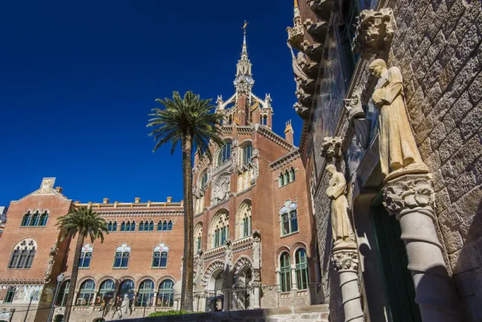 Framed Print : Main facade of the Hospital de la Santa Creu i Sant Pau, Barcelona, Catalonia, Spain Framed Print : Main facade of the Hospital de la Santa Creu i Sant Pau, Barcelona, Catalonia, Spain