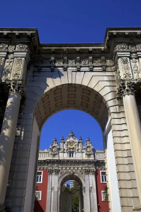 Framed Print : The Main Gate, Dolmabahce Palace, Istanbul, Turkey Framed Print : The Main Gate, Dolmabahce Palace, Istanbul, Turkey