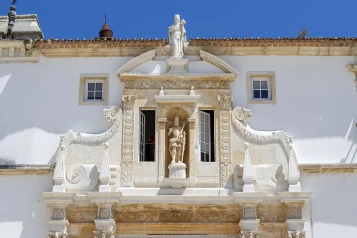 Framed Print : Detail of the main palace of University of Coimbra, Coimbra, Coimbra district Framed Print : Detail of the main palace of University of Coimbra, Coimbra, Coimbra district