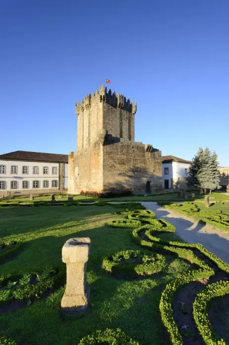 Framed Print : The main tower of the medieval castle of Chaves, dating back to 1258 AC. Tras os Montes Framed Print : The main tower of the medieval castle of Chaves, dating back to 1258 AC. Tras os Montes