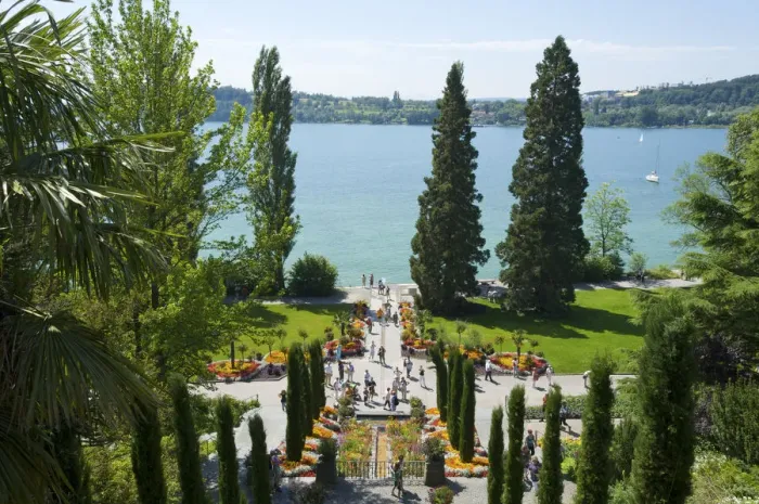 Framed Print : Mainau Island, Lake Constance, Baden-Wuerttemberg, Germany