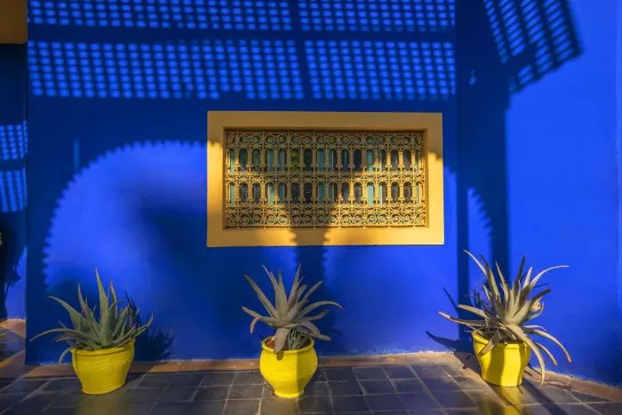 Framed Print : Majorelle Garden, Marrakech, Morocco Framed Print : Majorelle Garden, Marrakech, Morocco