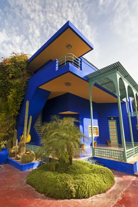 Framed Print : Majorelle Gardens, Marrakesh, Morocco, North Africa Framed Print : Majorelle Gardens, Marrakesh, Morocco, North Africa