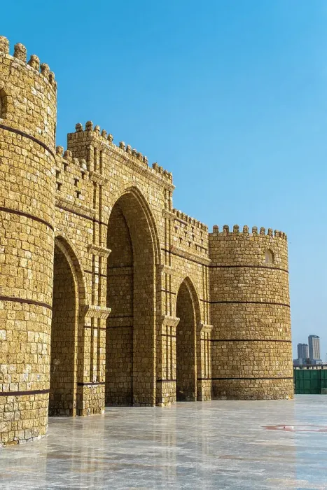 Framed Print : Makkah Gate, Al-Balad (historic old town), UNESCO World Heritage Site, Jeddah, Makkah Province, Saudi Arabia