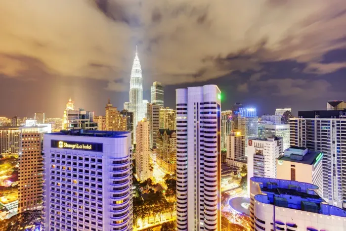 Framed Print : Malaysia, Selangor State, Kuala Lumpur, Hotels and Petronas Towers Framed Print : Malaysia, Selangor State, Kuala Lumpur, Hotels and Petronas Towers