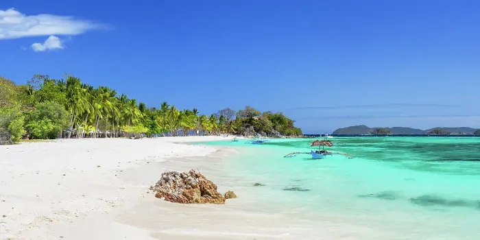 Framed Print : Malcapuya Island, Coron, Palawan, Phillipines