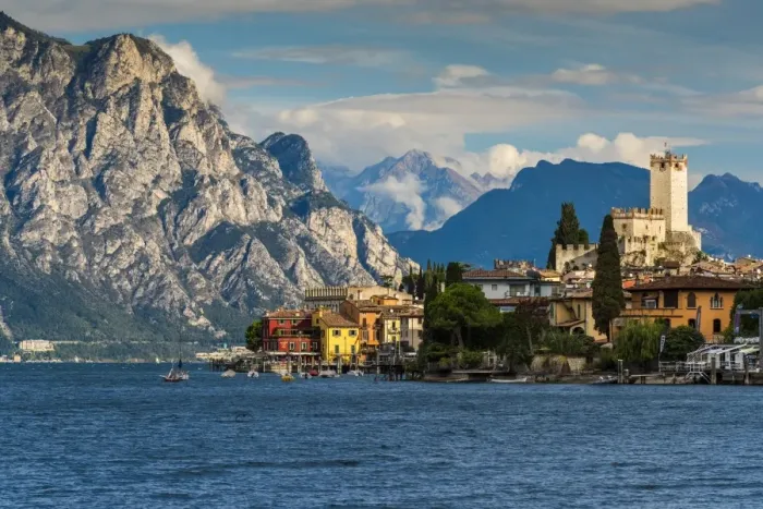 Framed Print : Malcesine, Lake Garda, Veneto, Italy