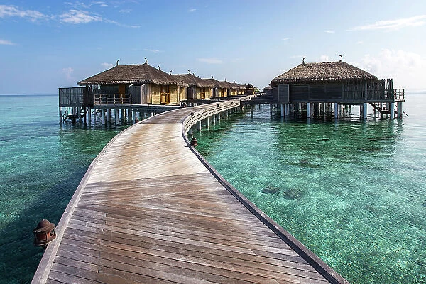 Maldives, Ari Atoll, Moofushi, Constance Moofushi Maldives, Deck to Water Willas