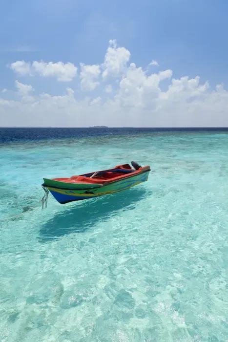 Framed Print : Maldives, Male Atoll, Kuda Bandos Island