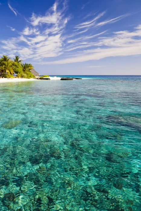 Framed Print : Maldives, Rasdhoo Atoll, Kuramathi Island