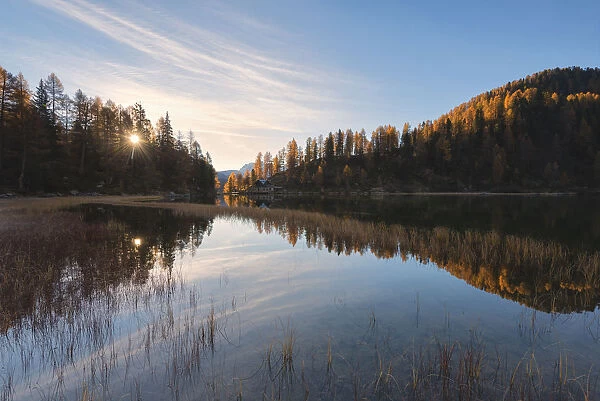 Malghette lake, Trentino Alto Adige district, Trento province, Italy, Europe