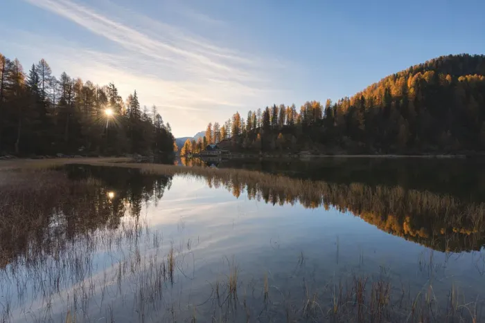Framed Print : Malghette lake, Trentino Alto Adige district, Trento province, Italy, Europe Framed Print : Malghette lake, Trentino Alto Adige district, Trento province, Italy, Europe