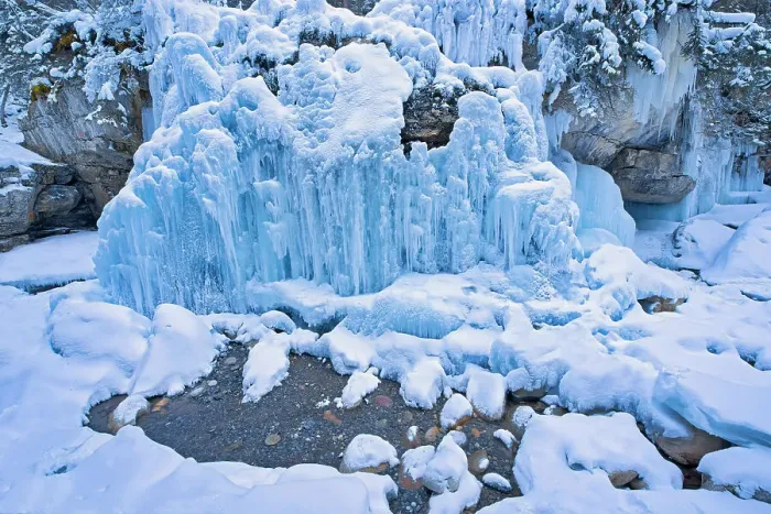 Framed Print : Maligne River though Maligne Canyon, Jasper National Park, Alberta, Canada, Jasper National Park, Alberta, Canada