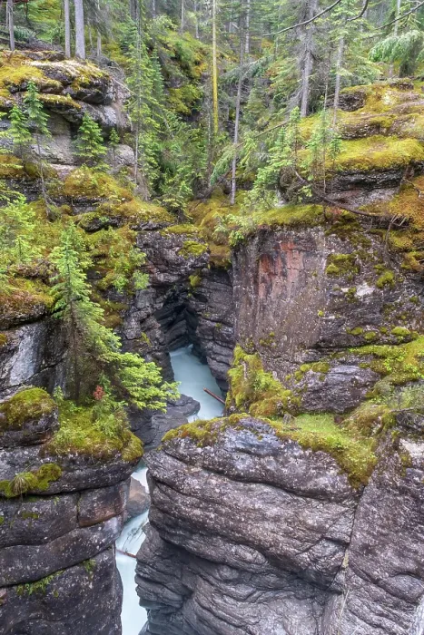 Framed Print : The Maligne River as it runs through Maligne Canyon, Jasper National Park, Alberta, Canada Framed Print : The Maligne River as it runs through Maligne Canyon, Jasper National Park, Alberta, Canada