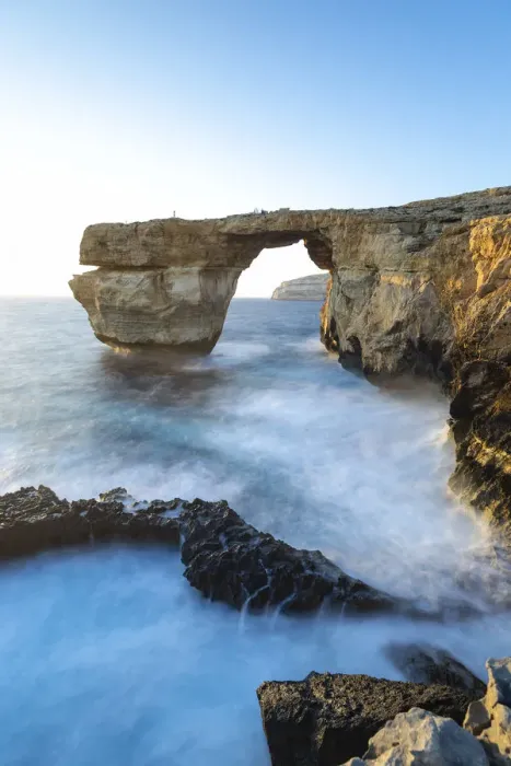 Framed Print : Malta, Gozo, Dwejra Azure Window Rock Arch Framed Print : Malta, Gozo, Dwejra Azure Window Rock Arch