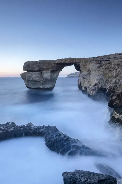 Framed Print : Malta, Gozo, Dwejra Azure Window Rock Arch Framed Print : Malta, Gozo, Dwejra Azure Window Rock Arch
