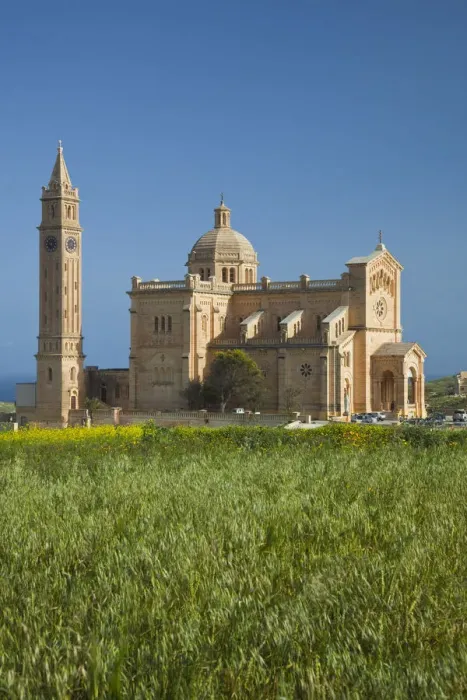 Framed Print : Malta, Gozo Island, Gharb, Basilica of Ta-Pinu, exterior, morning Framed Print : Malta, Gozo Island, Gharb, Basilica of Ta-Pinu, exterior, morning