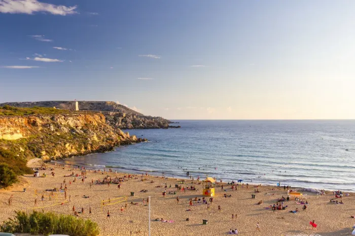 Framed Print : Malta, Malta, Golden Bay Framed Print : Malta, Malta, Golden Bay