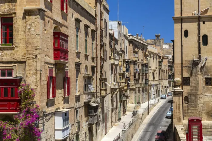 Framed Print : Malta, Malta, Valletta, Old Town Framed Print : Malta, Malta, Valletta, Old Town