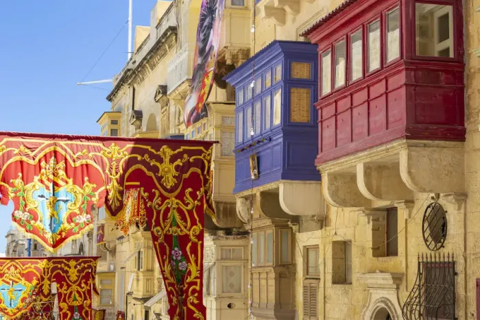 Framed Print : Malta, Malta, Valletta, Repulic Street Framed Print : Malta, Malta, Valletta, Repulic Street