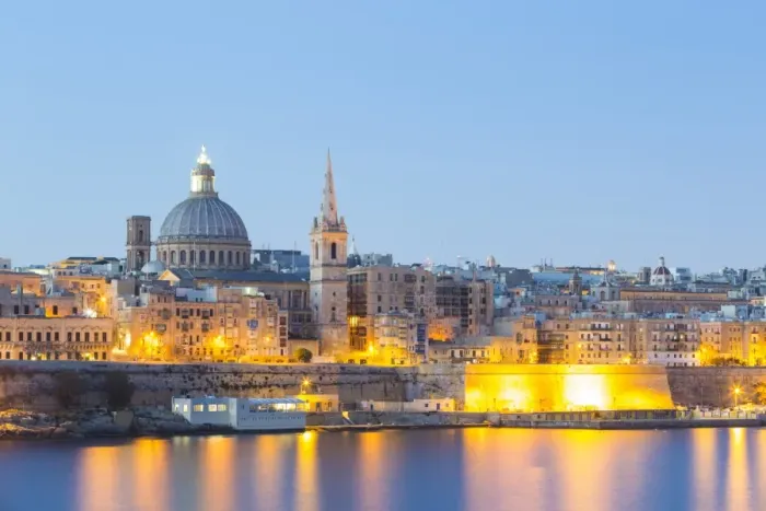 Framed Print : Malta, South Eastern Region, Valletta. The view from Sliema across Marsamxett Harbour Framed Print : Malta, South Eastern Region, Valletta. The view from Sliema across Marsamxett Harbour