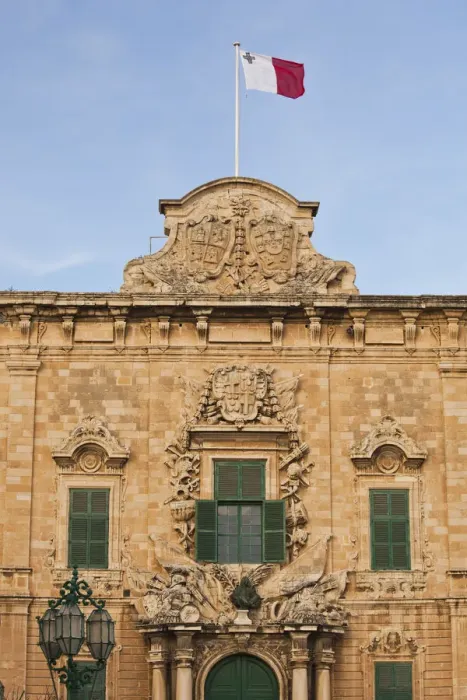 Framed Print : Malta, Valletta, Auberge de Castille, office of Maltese prime minister Framed Print : Malta, Valletta, Auberge de Castille, office of Maltese prime minister