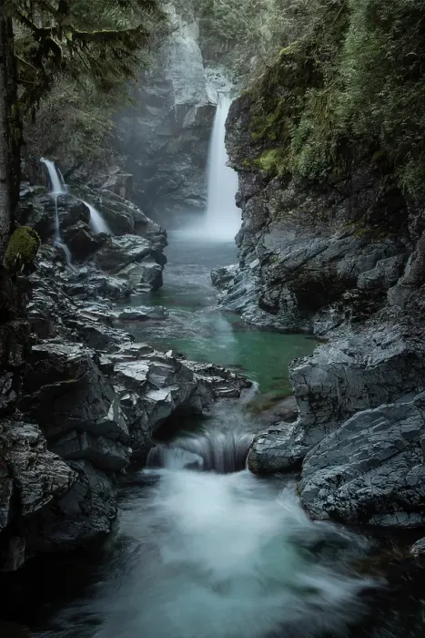 Framed Print : Mamquam Falls, Squamish, British Columbia, Canada Framed Print : Mamquam Falls, Squamish, British Columbia, Canada