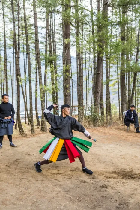 Framed Print : Man playing darts in Paro District, Bhutan Framed Print : Man playing darts in Paro District, Bhutan